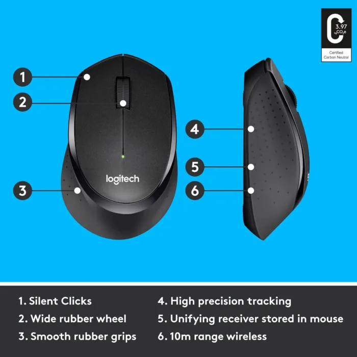 Logitech M330 SILENT PLUS Wireless Mouse - Image 6